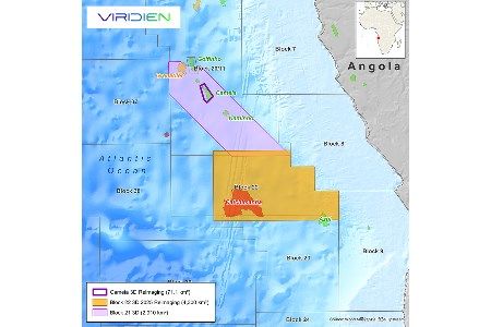 Viridien announces new seismic reimaging programme over block 22 offshore Angola to support upcoming licensing round